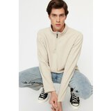 Trendyol Sweatshirt - Beige - Regular Cene