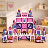 Magnetic Construction Blocks Princess Castle Pink 58 pcs. | shoptok.hr