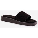 Boto Ladies Platform Sandals Made Of Eco Suede Black Jorina | ePonuda.com