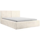 MID.YOU OBLAZINJENA POSTELJA 140 cm x 200 cm , les, tekstil, leseni material krem barve | Shoptok.si