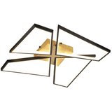  LED prigušiva plafonska svetiljka LED/115W/230V 3000-6500K braon/crna + daljinski upravljač | Eponuda.com