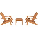  3-dijelna vrtna garnitura Adirondack masivno bagremovo drvo | shoptok.hr