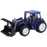 Traktor za igru sa žlicom-hvataljkom 1:18 - plavi | shoptok.hr