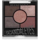 Rimmel London ScandalEyes paleta senčil za oči odtenek 003 Rose Quartz 3.8 g | Shoptok.si
