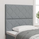 vidaXL LED uzglavlje dizajn dijamantnih blokova svjetlosivo 90 cm tkanina, uzglavlje dizajn dijamantnih blokova svjetlosivo 180 cm tkanina | shoptok.hr