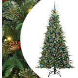  Umjetno božićno drvce s nogom s stalakom Zelena 240 cm PE i PVC | shoptok.hr