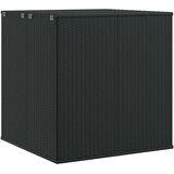 Kutija za vrtne jastuke od PE ratana 100 x 97,5 x 104 cm crna | shoptok.hr