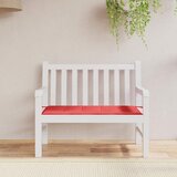  Jastuk za vrtnu klupu crveni 100 x 50 x 3 cm od tkanine Oxford Cijene