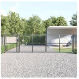 vidaXL Mrežasta vrtna vrata antracit 500x175 cm pocinkano jeklo | Shoptok.si