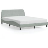Furnova Posteljni okvir brez vzmetnice svetlo siv 120x200 cm žamet, (21937491) | Shoptok.si