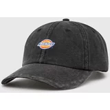 Dickies Bombažna bejzbolska kapa črna barva