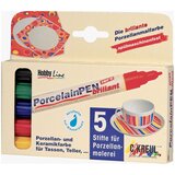  Set flomastera za porculan Hobby Line Brillant - 5 kom (flomasteri za) | shoptok.hr