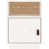  Nočna omarica 2 kosa bela 40x34x55 cm trdna borovina, (20733107) | Shoptok.si