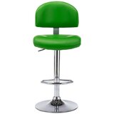 Furnova Barski stolček zeleno umetno usnje, (22056002) | Shoptok.si