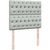  Krevet s oprugama i madracem svjetlosivi 120x190 cm baršunasti | shoptok.hr