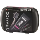 Curaprox Black Is White Travel Set zobna ščetka 1 kos