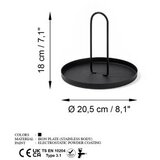 WALLXPERT stalak za nakit 20,5 cm, crni | Eponuda.ba