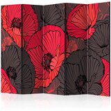  Paravan u 5 dijelova - Pleated poppies II [Room Dividers] 225x172 Cijene