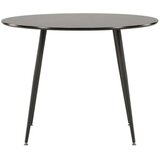 Venture Home Plaza okrugli blagovaonski stol ⌀100 cm, crni | shoptok.hr