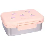 inox kutija za užinu s 2 pretinca - Nostalgia Pink