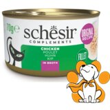 Schesir Cat Chicken in Broth 70g, Vlažna Hrana Sa Piletinom u Bujonu | ePonuda.com