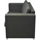 Kauč Dvosjed Tkanina Tamno Sivi | shoptok.hr