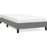 Maison Chic Posteljni okvir - Enojna postelja - Postelja za odrasle brez vzmetnice temno siv 80x200 cm blago-J7852, (21768189) Cene