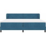  s opruga kutije Tamno plava 200 x 200 cm Baršun | shoptok.hr