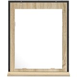  Zrcalo za kupaonicu s policom Zidne Crna 50 x 12 x 60 cm | shoptok.hr