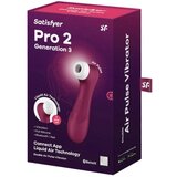 Satisfyer Pro 2 Generation 3 with Liquid Air Technology Wine Red | shoptok.hr