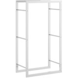  Stalak za drva za ogrjev 50x28x94 cm od nehrđajućeg čelika | shoptok.hr