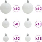  Umjetno božićno drvce s stalakom Bijelo 210 cm PVC i čelik | shoptok.hr