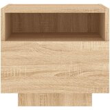  Noćni ormarići s LED svjetlima 2 kom boja hrasta 40x39x37 cm | shoptok.hr