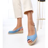 Gemre Blue wedge espadrille sandals Nevarez | ePonuda.com