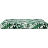  Zunanja blazina za kavč Vzorec lista 80 x 80 x 8 cm Poliester, (5000202513) | Shoptok.si