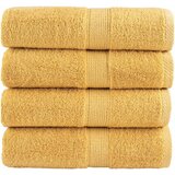 Premium ručnici za pranje SOLUND 4 kom zlatne boje 30x30 cm 600 g/m² | shoptok.hr