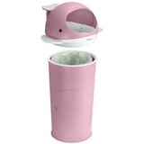 Kindsgut Rožnat plastičen koš za plenice 25 l Whale – | Shoptok.si