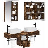  Set ormarića za kupaonicu 5 kom. Dimljeni hrast | shoptok.hr