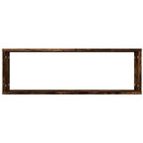  Kockaste zidne police 2 kom boja hrasta 80x15x26,5 cm drvene | shoptok.hr