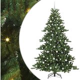  Umjetno božićno drvce s nogom Zelena 210 cm PVC i čelik | shoptok.hr