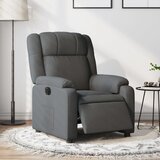 vidaXL Električni naslonjač od tkanine tamnosivi | shoptok.hr