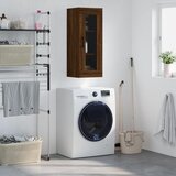 vidaXL Stenska omarica rjav hrast 34,5x34x90 cm | Shoptok.si