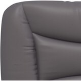  Krevet s madracem Hvar sivi 180 x 200 cm od umjetne kože | shoptok.hr