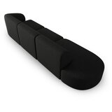 Milo Casa Črna sedežna garnitura iz šenilje desni kot 311 cm Paolo – | Shoptok.si