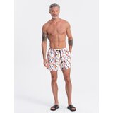 Ombre Men's swim shorts in colorful print - white | shoptok.hr