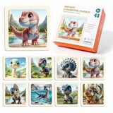  Drvene puzle 6pcs dinosaurusi 8/1 ( 11/39413 ) | ePonuda.com