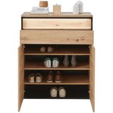 Voleo omara za čevlje črna, hrast artisan | Shoptok.si