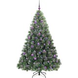 vidaXL Umjetno božićno drvce s stalakom Zelena 180 cm PE i PVC | shoptok.hr