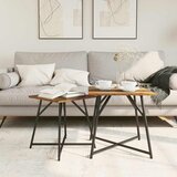  Set pomoćnih stolića 2 pcs Stari drvo i crna | Eponuda.com