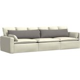  Jastučići za sofu 2 pcs Sivo-smeđa 145 x 40 cm tkanina | shoptok.hr